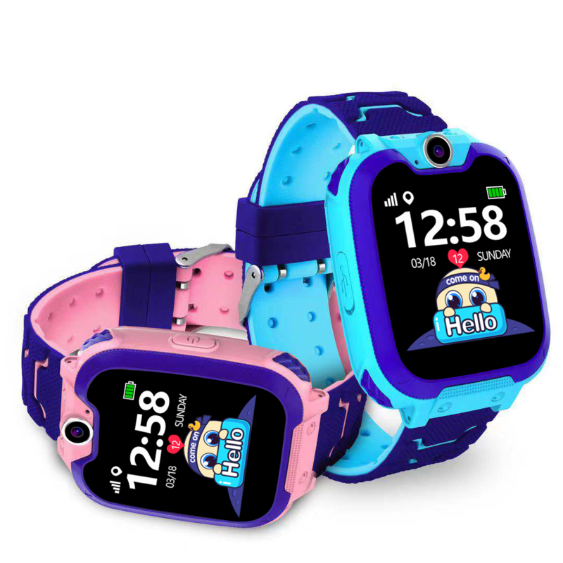 Olivfant Kids Smart Watch Boys Girls HD Touchscreen Camera 7 Games Music Player Video Alarm Step Counter  Toys Birthday Gifts